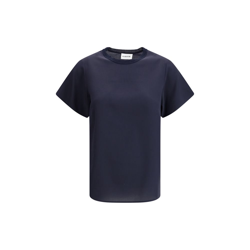 P.A.R.O.S.H. Short sleeve silk Top -   -  P.A.R.O.S.H..