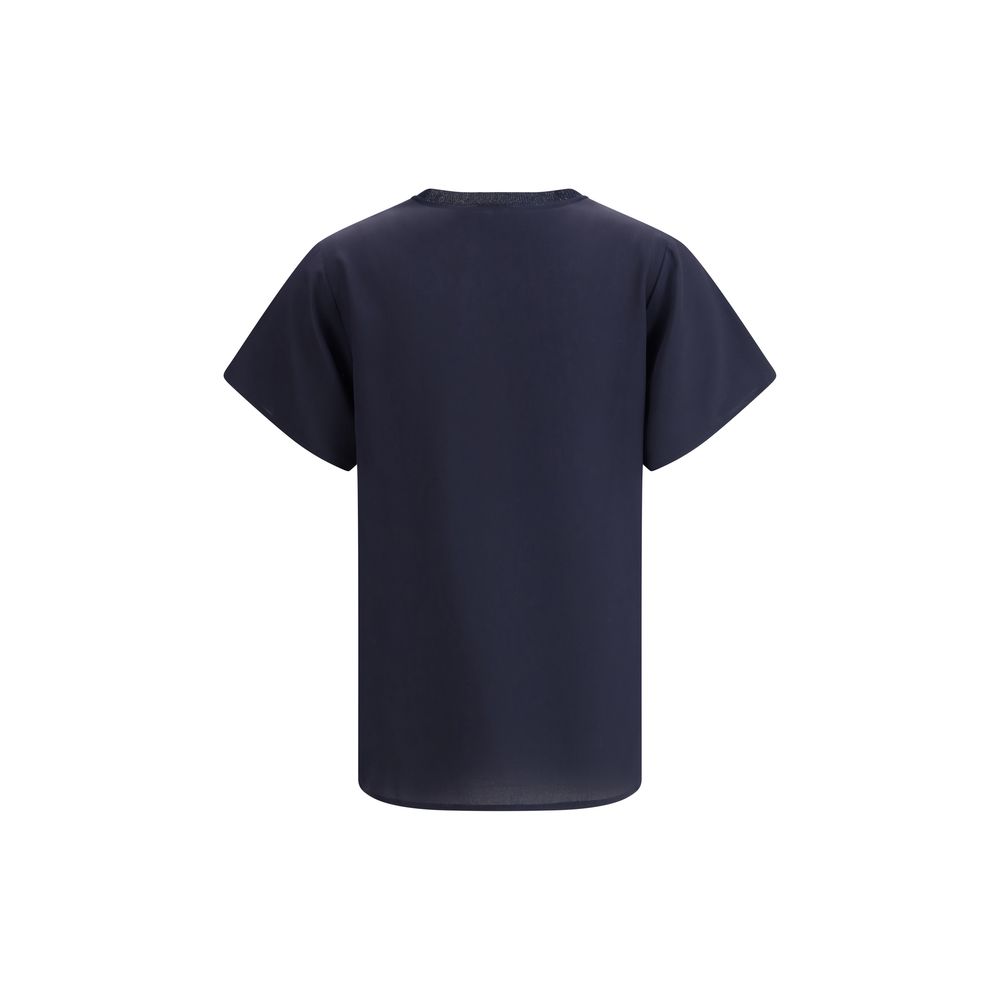 P.A.R.O.S.H. Short sleeve silk Top -   -  P.A.R.O.S.H..