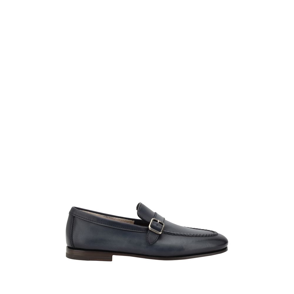 Santoni Loafers with a single buckle -   -  Santoni.