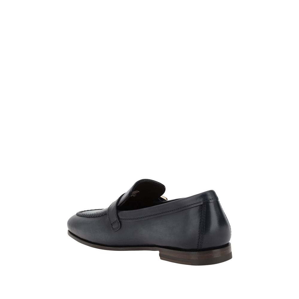 Santoni Loafers with a single buckle -   -  Santoni.