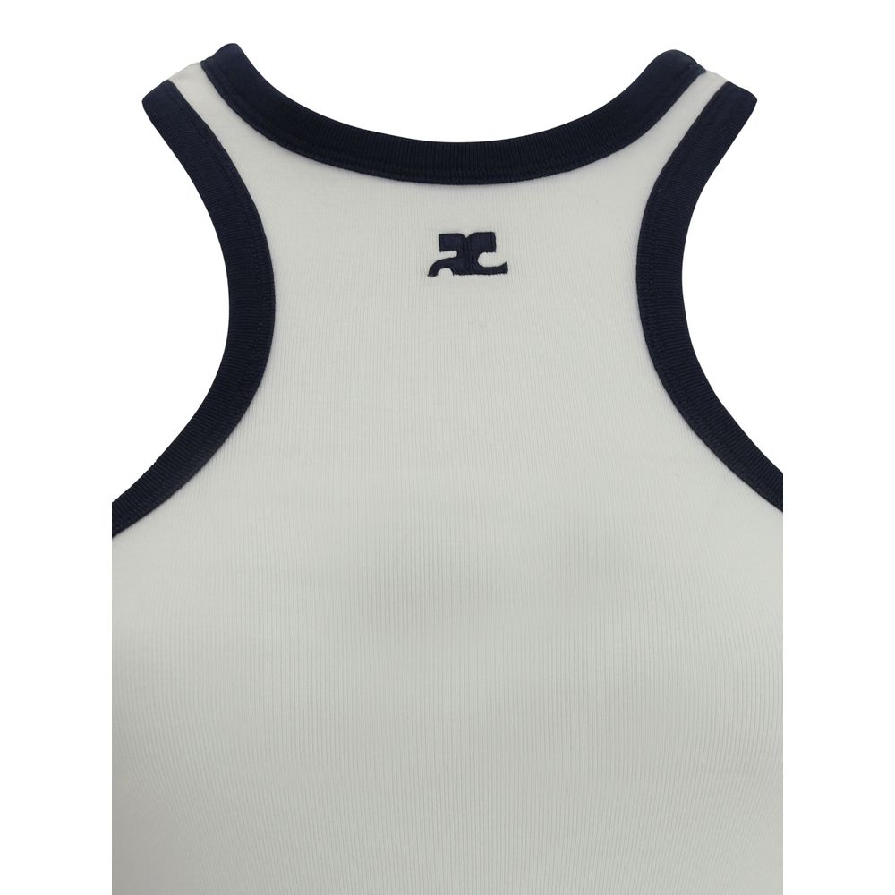 Courrèges Cotton Scuba mini Dress -   -  Courrèges.