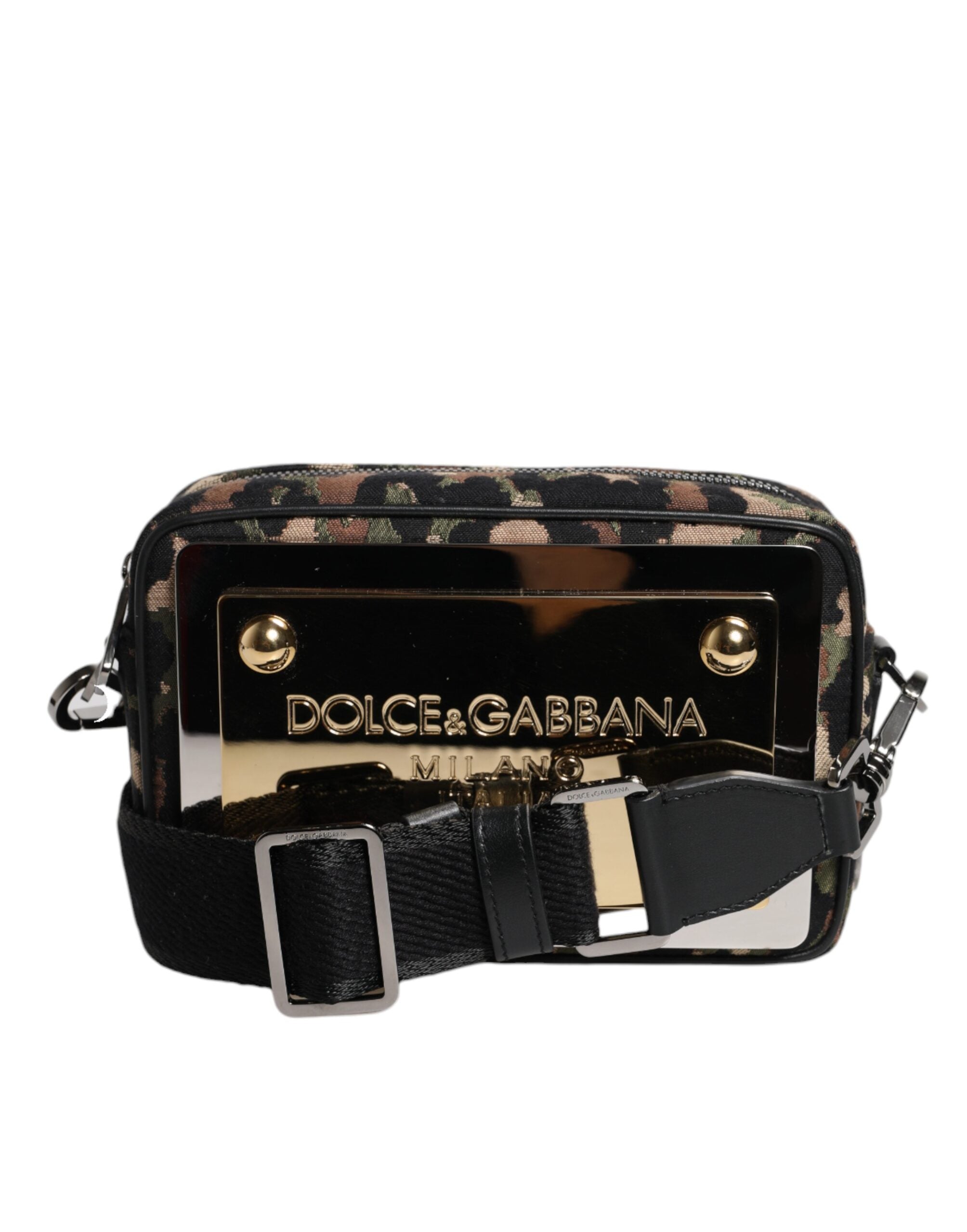 Dolce & Gabbana Multicolor Leopard Jacquard DG Logo Crossbody Bag -   -  Dolce & Gabbana.