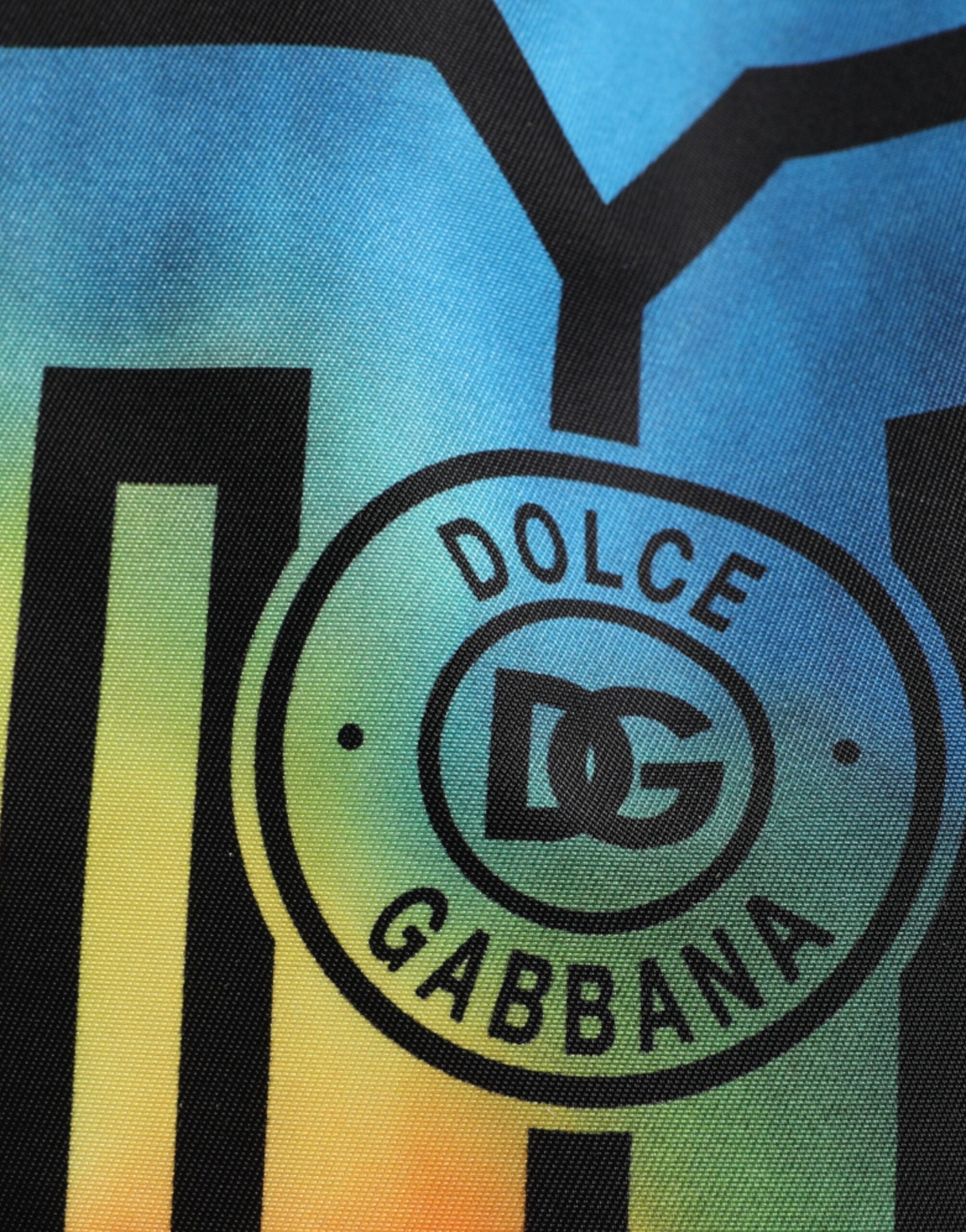 Dolce & Gabbana Multicolor Tie Dye Nylon Logo Print Kids Backpack Bag -   -  Dolce & Gabbana.