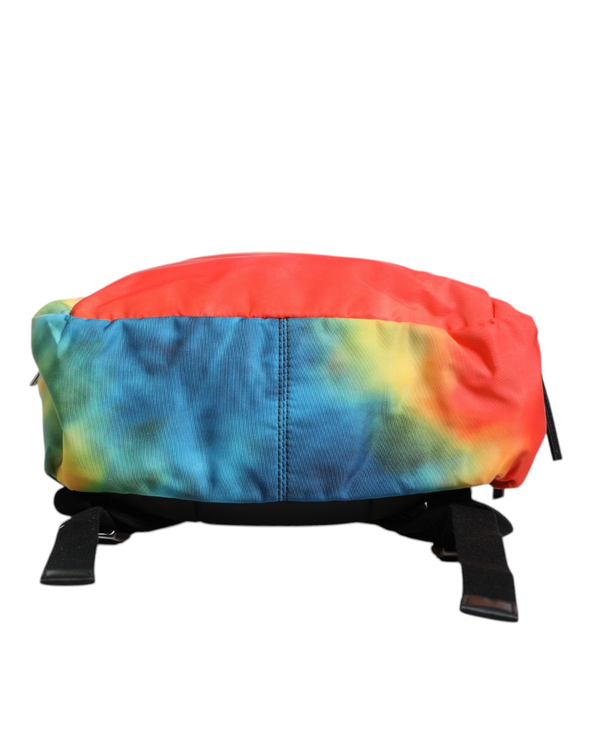 Dolce & Gabbana Multicolor Tie Dye Nylon Logo Print Kids Backpack Bag -   -  Dolce & Gabbana.