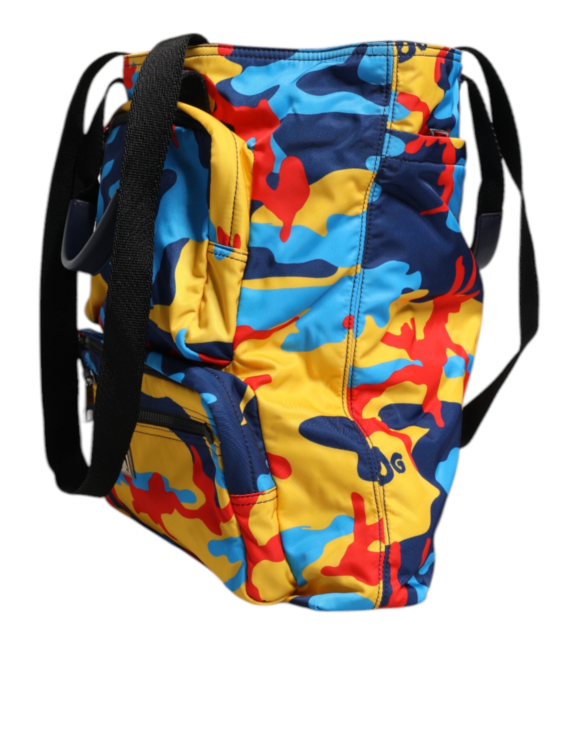 Dolce & Gabbana Multicolor Camouflage Nylon Shopping Tote Bag -   -  Dolce & Gabbana.