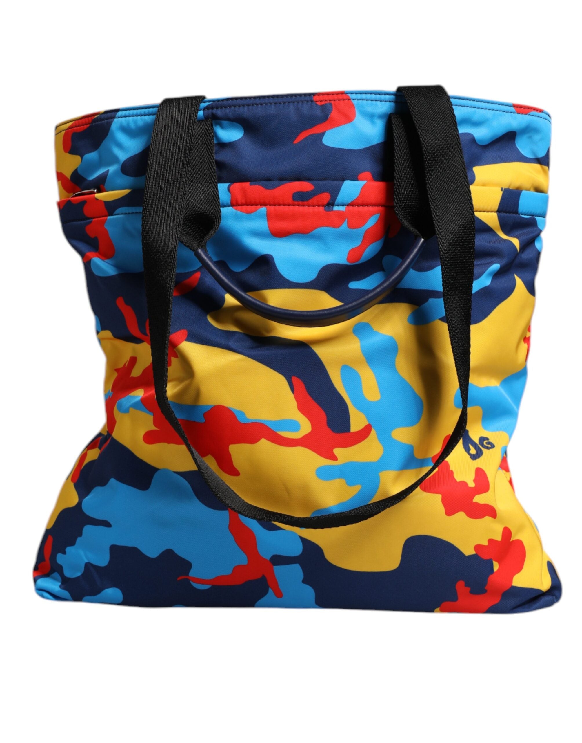 Dolce & Gabbana Multicolor Camouflage Nylon Shopping Tote Bag -   -  Dolce & Gabbana.