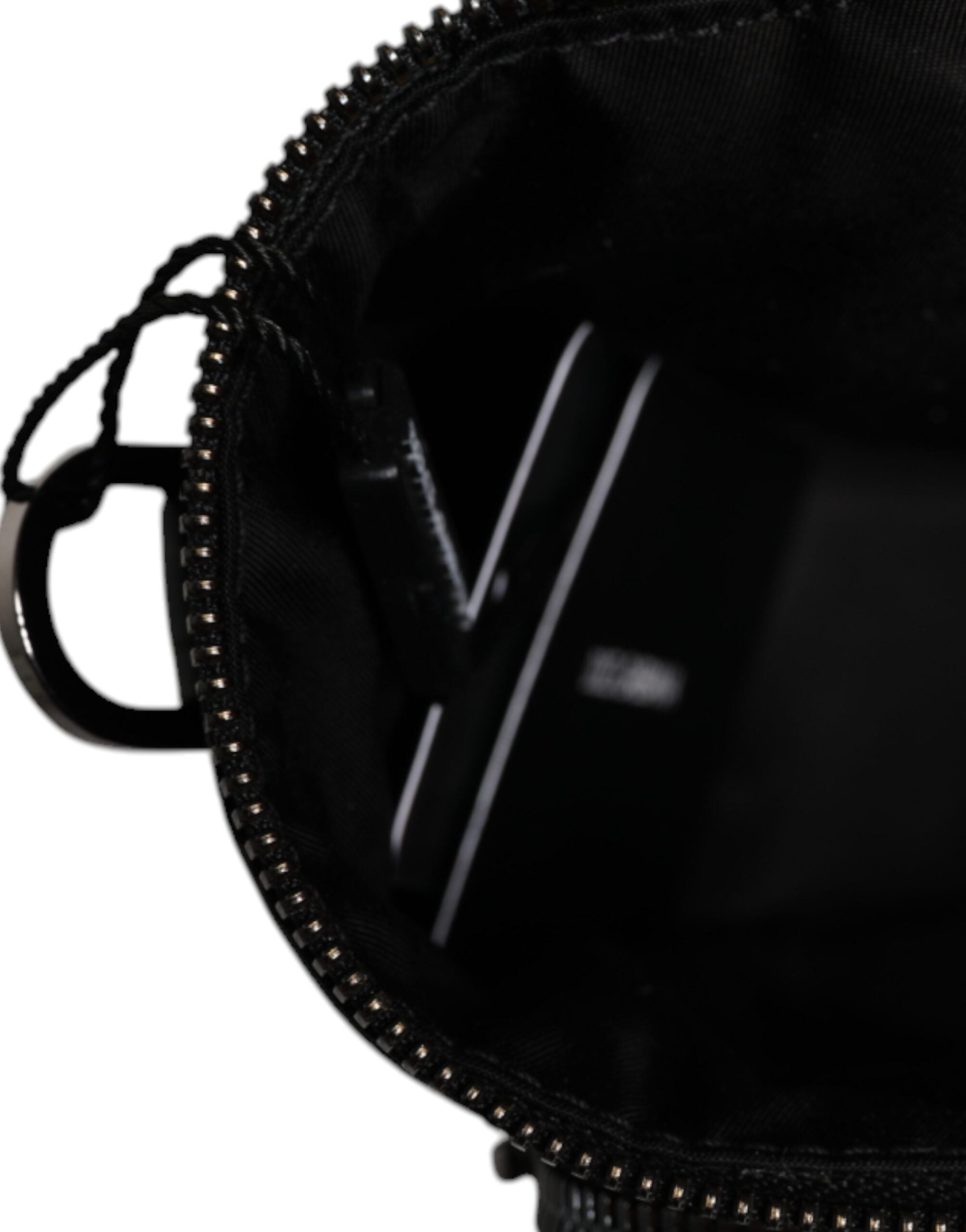 Dolce & Gabbana Black Leather Logo Purse Crossbody Camera Bag -   -  Dolce & Gabbana.