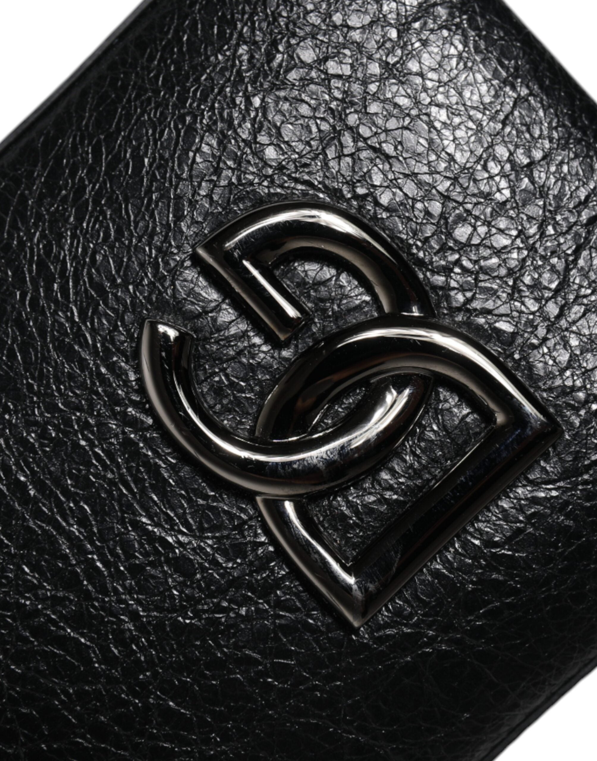 Dolce & Gabbana Black Leather Purse Crossbody Chain Sling Phone Bag -   -  Dolce & Gabbana.