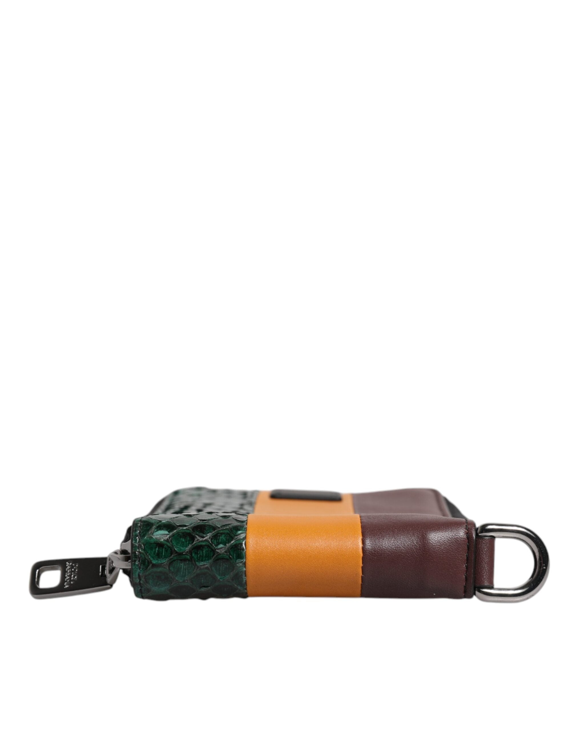 Dolce & Gabbana Multicolor Exotic Leather DG Bifold Card Holder Wallet -   -  Dolce & Gabbana.