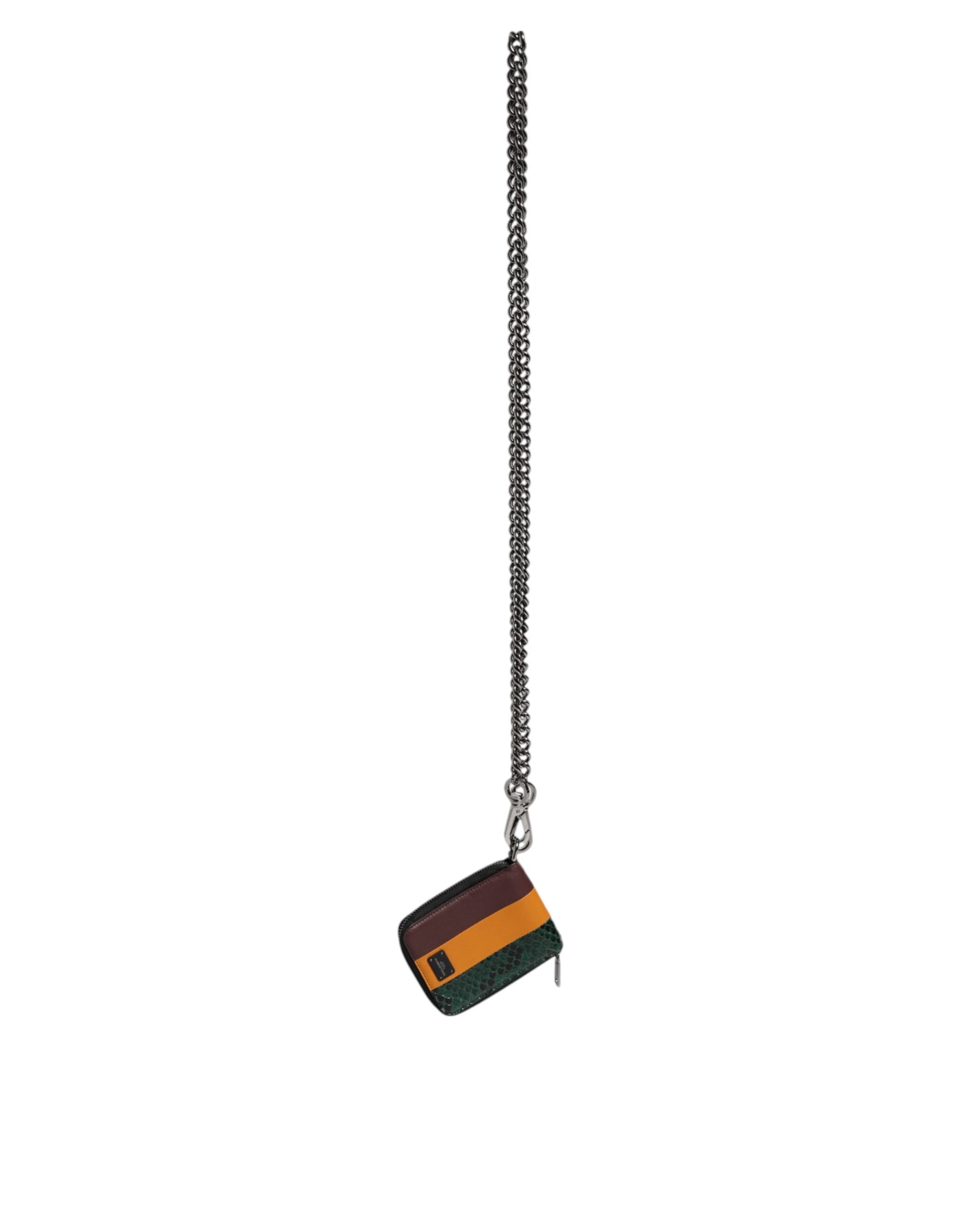 Dolce & Gabbana Multicolor Exotic Leather DG Bifold Card Holder Wallet -   -  Dolce & Gabbana.