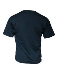 Dolce & Gabbana Blue Logo Crew Neck Short Sleeves T-shirt -   -  Dolce & Gabbana.
