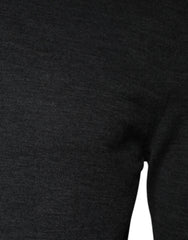 Dolce & Gabbana Gray Wool Knit Turtleneck Pullover Sweater -   -  Dolce & Gabbana.