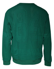 Dolce & Gabbana Green Logo Nylon Crew Neck Pullover Sweater -   -  Dolce & Gabbana.