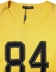 Dolce & Gabbana Yellow Crew Neck Short Sleeves T-shirt -   -  Dolce & Gabbana.