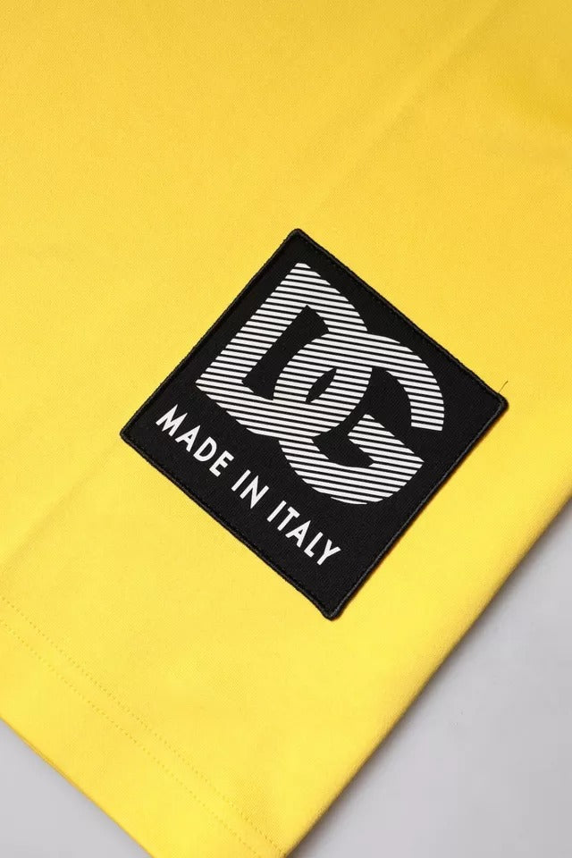 Dolce & Gabbana Yellow Crew Neck Short Sleeves T-shirt -   -  Dolce & Gabbana.