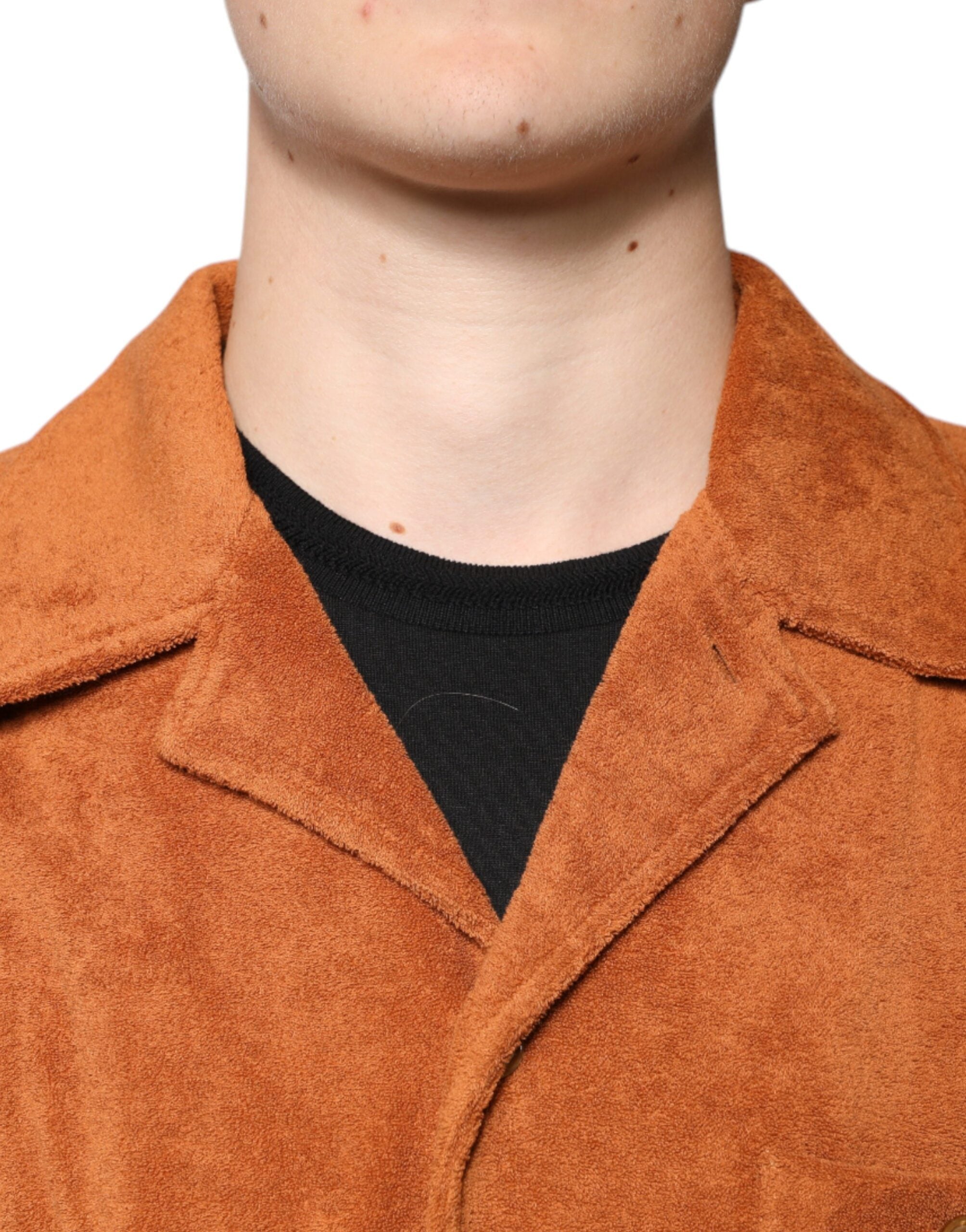 Dolce & Gabbana Hazel Cotton Velvet Button Down Collared Shirt -   -  Dolce & Gabbana.