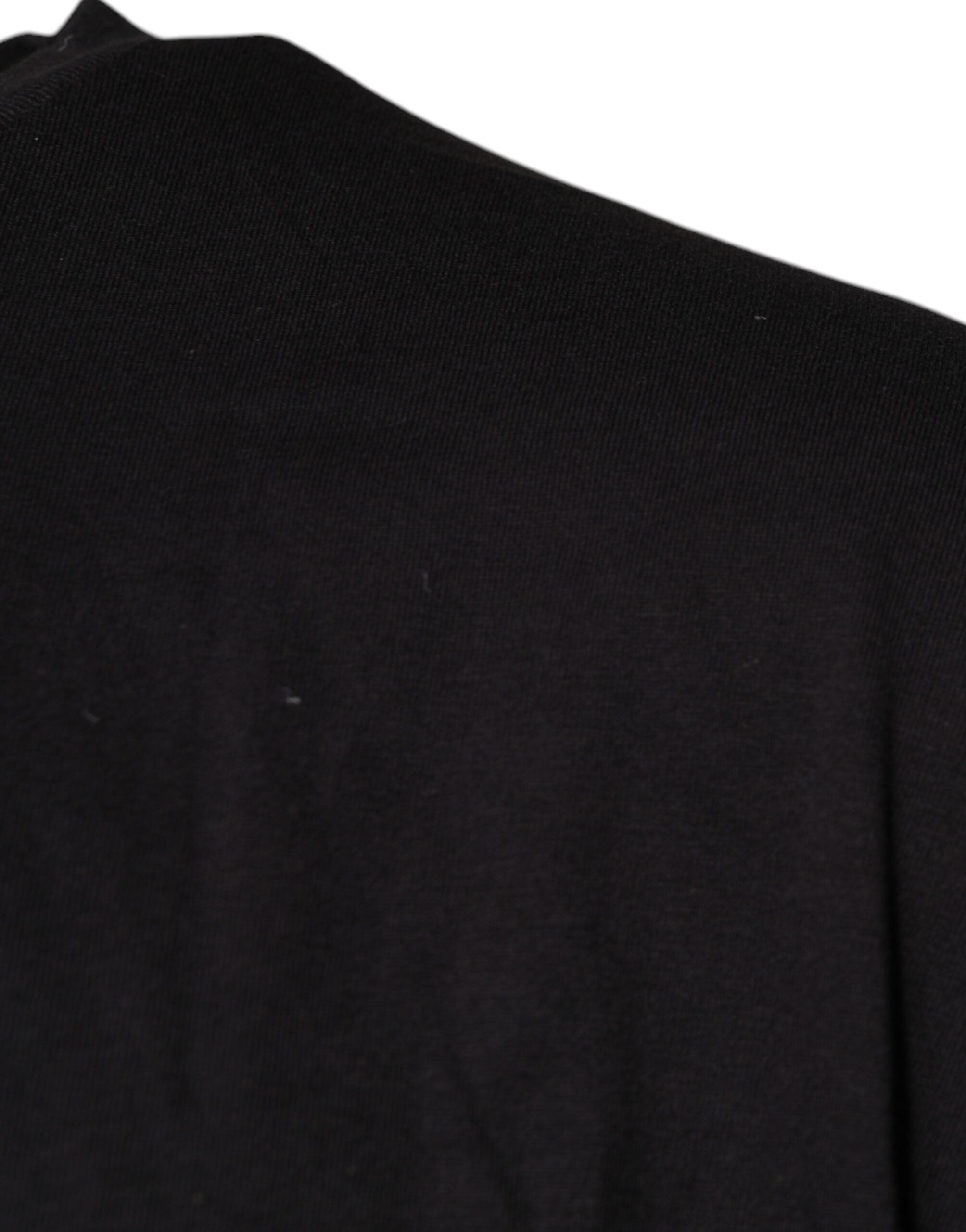Dolce & Gabbana Black Logo Print Cotton Crew Neck T-shirt -   -  Dolce & Gabbana.