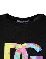 Dolce & Gabbana Black Logo Print Cotton Crew Neck T-shirt -   -  Dolce & Gabbana.