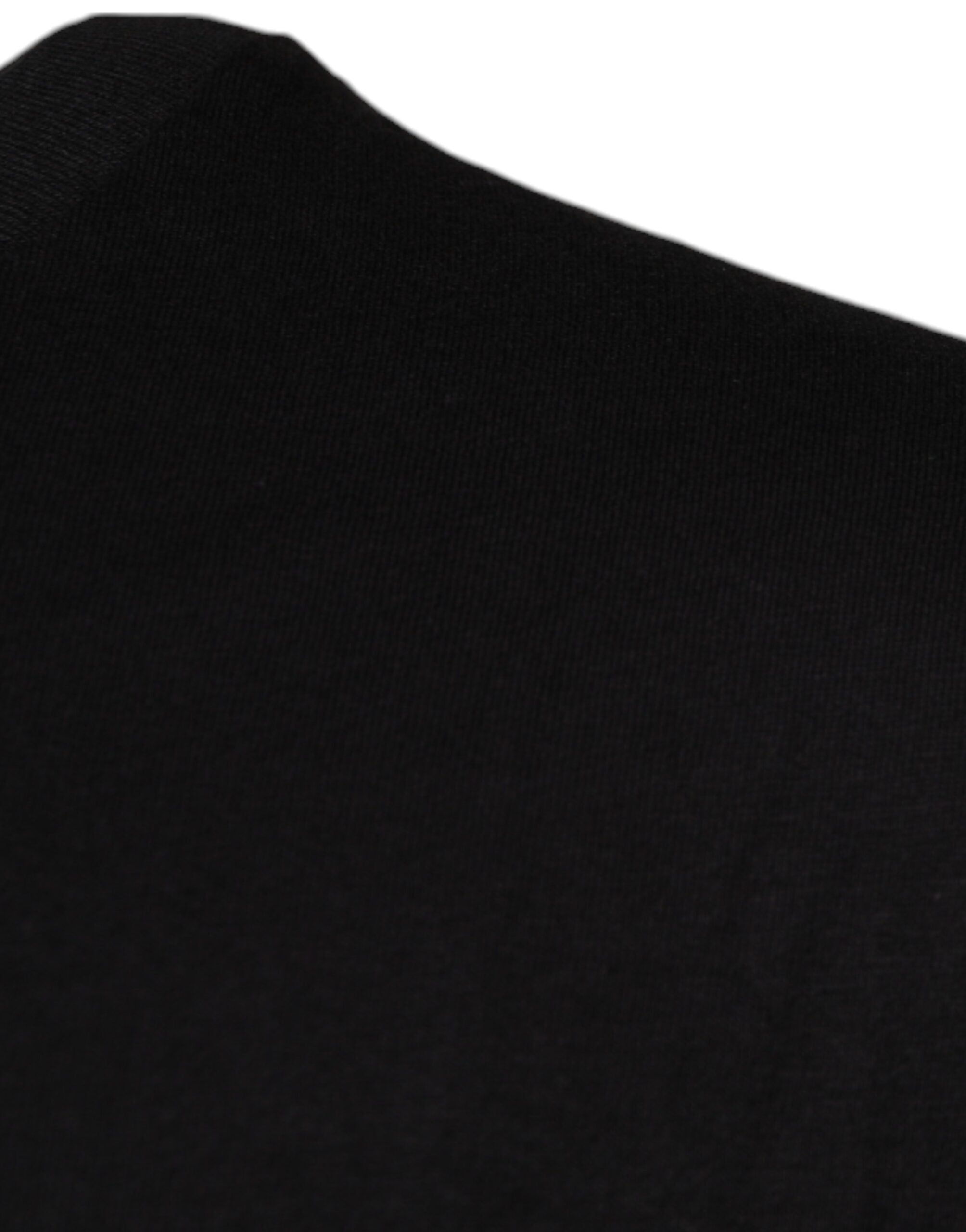 Dolce & Gabbana Black Logo Print Cotton Crew Neck T-shirt -   -  Dolce & Gabbana.