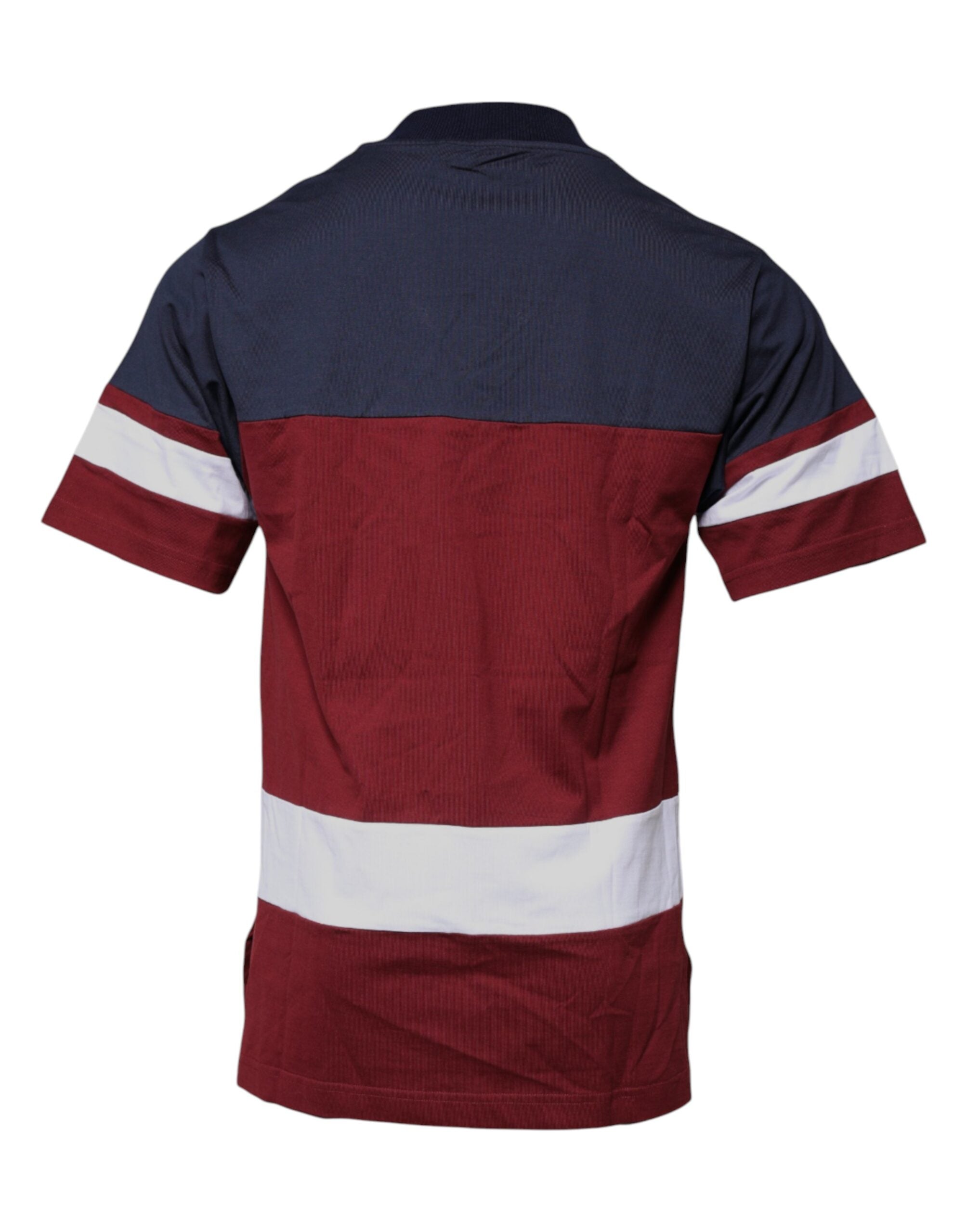 Dolce & Gabbana Multicolor Cotton Vneck Short Sleeve T-shirt -   -  Dolce & Gabbana.