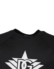 Dolce & Gabbana Black Logo Print Cotton Crew Neck T-shirt -   -  Dolce & Gabbana.