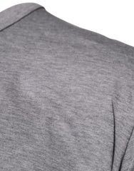 Dolce & Gabbana Gray Cotton Crew Neck Short Sleeves T-shirt -   -  Dolce & Gabbana.