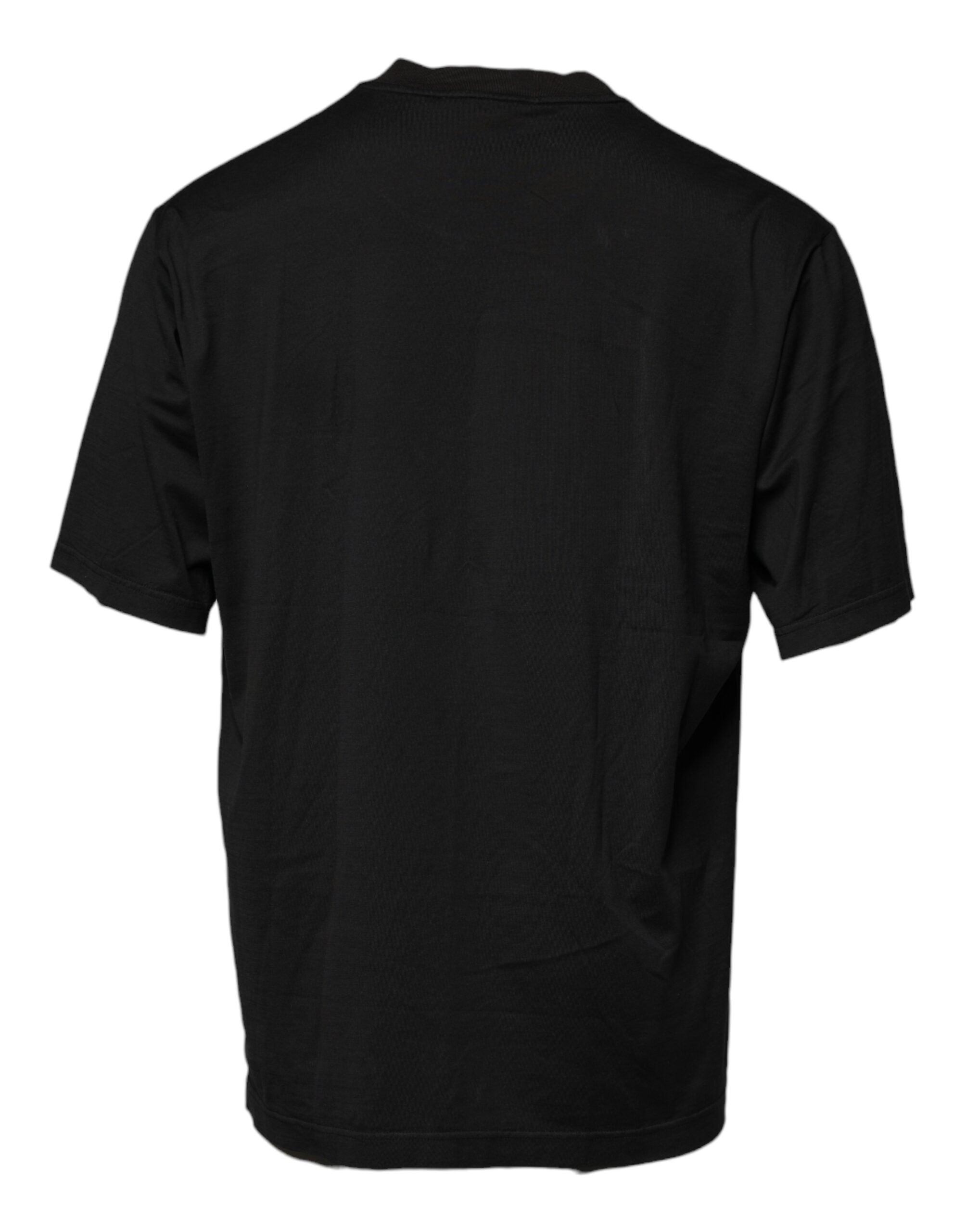 Dolce & Gabbana Black Logo Crew Neck Short Sleeves T-shirt -   -  Dolce & Gabbana.