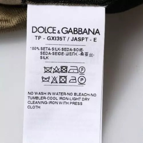 Dolce & Gabbana Multicolor Camouflage Collared Polo T-shirt -   -  Dolce & Gabbana.