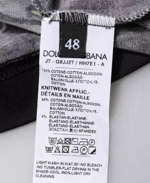 Dolce & Gabbana Black 2019 Year Of The Pig Crew Neck T-shirt -   -  Dolce & Gabbana.