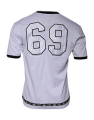 Dolce & Gabbana White Jersey Crew Neck Short Sleeves T-shirt -   -  Dolce & Gabbana.