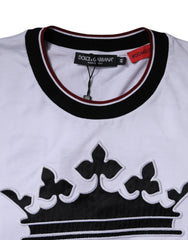Dolce & Gabbana White Jersey Crew Neck Short Sleeves T-shirt -   -  Dolce & Gabbana.
