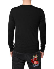 Dolce & Gabbana Black Cashmere Button Down Cardigan Sweater -   -  Dolce & Gabbana.