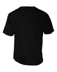 Dolce & Gabbana Black Logo Print Cotton Short Sleeve T-shirt -   -  Dolce & Gabbana.