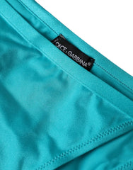 Dolce & Gabbana Blue Green Nylon Beachwear Swimwear Bottom Bikini -   -  Dolce & Gabbana.