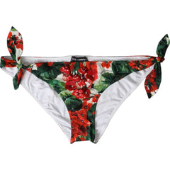 Dolce & Gabbana Multicolor Geranium Swim Bottom Beachwear Bikini -   -  Dolce & Gabbana.
