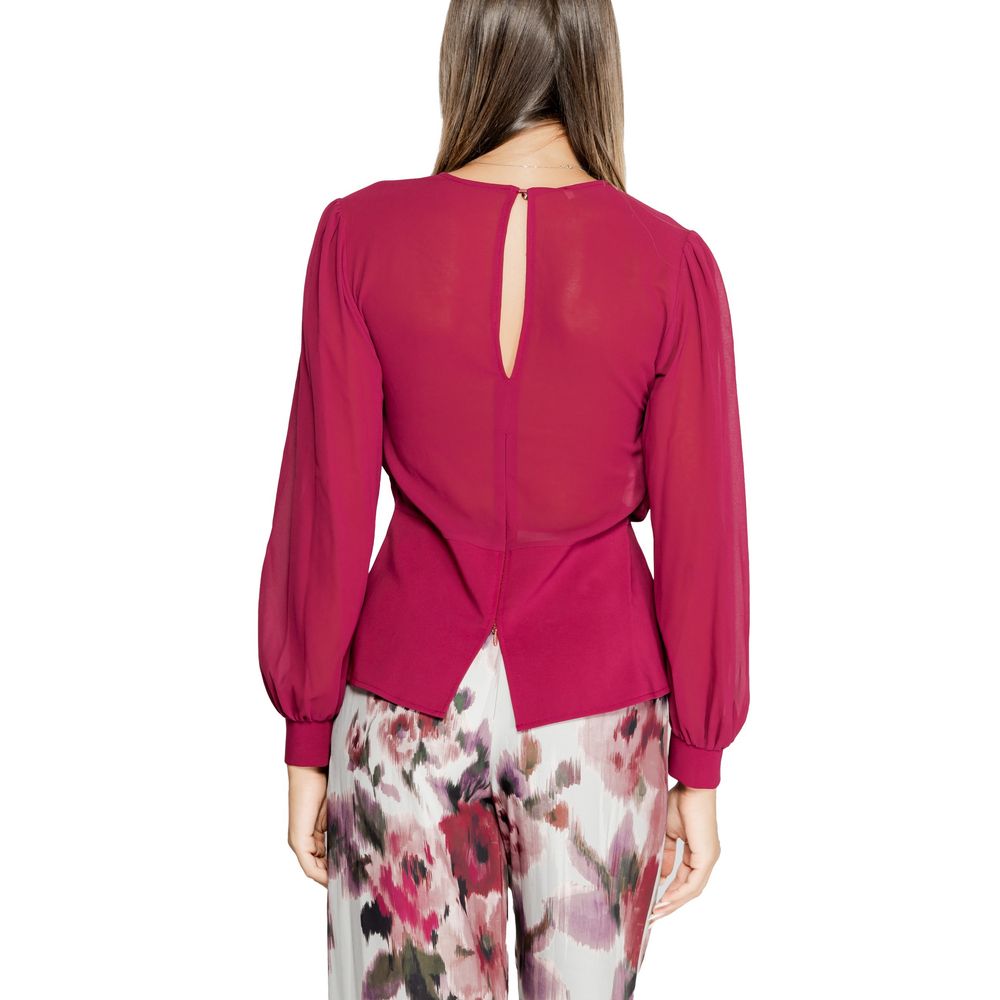 Rinascimento Bordeaux Polyester Blouse -   -  Rinascimento.