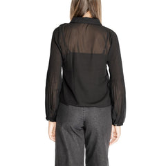 Only Black Recycled Polyester Shirt -   -  Only.