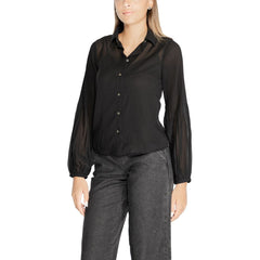 Only Black Recycled Polyester Shirt -   -  Only.