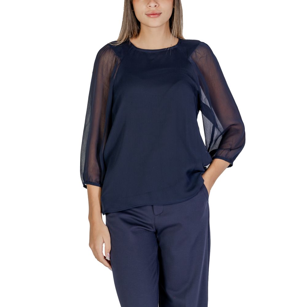 Street One Blue Polyester Blouse -   -  Street One.