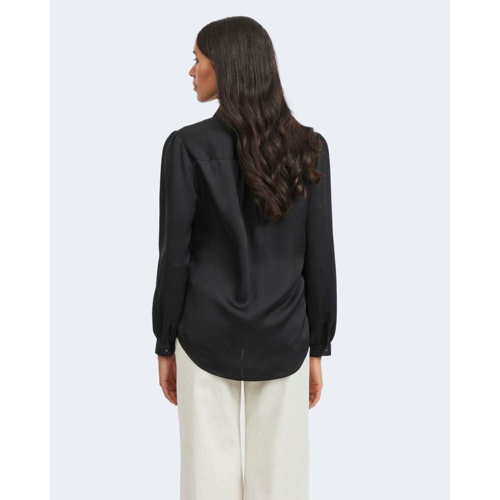 Vila Clothes Black Polyester Shirt -   -  Vila Clothes.