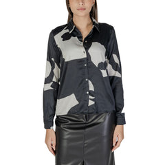 Only Black Recycled Polyester Shirt -   -  Only.