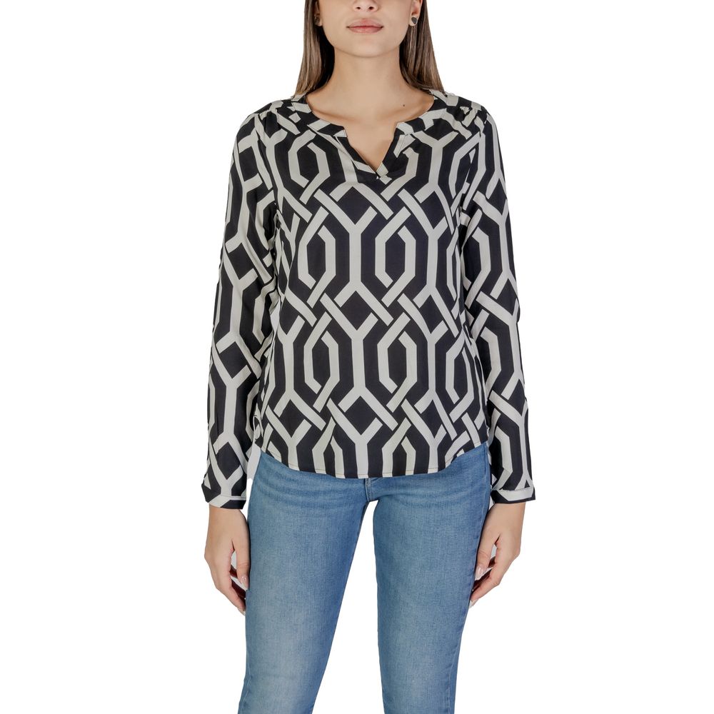 Street One Black Viscose Shirt -   -  Street One.