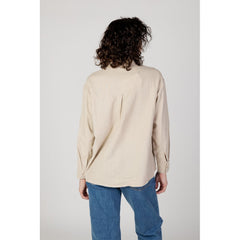 Only Beige Linen Shirt -   -  Only.