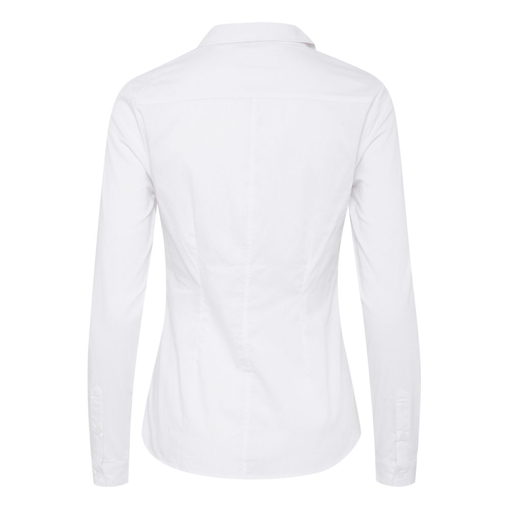 ICHI White Cotton Shirt -   -  ICHI.