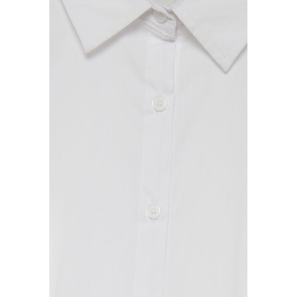 ICHI White Cotton Shirt -   -  ICHI.