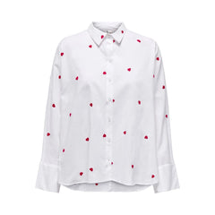 Only White Cotton Shirt -   -  Only.