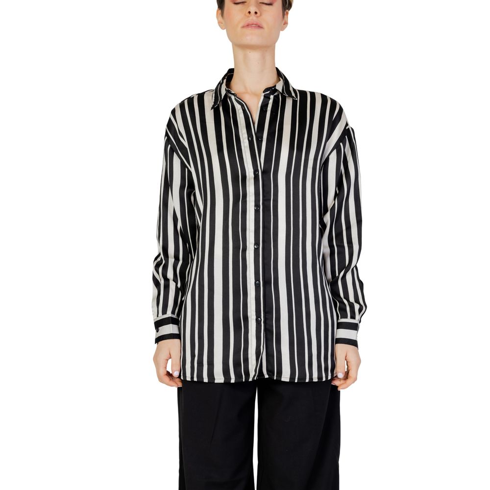 Only Black Polyester Shirt -   -  Only.