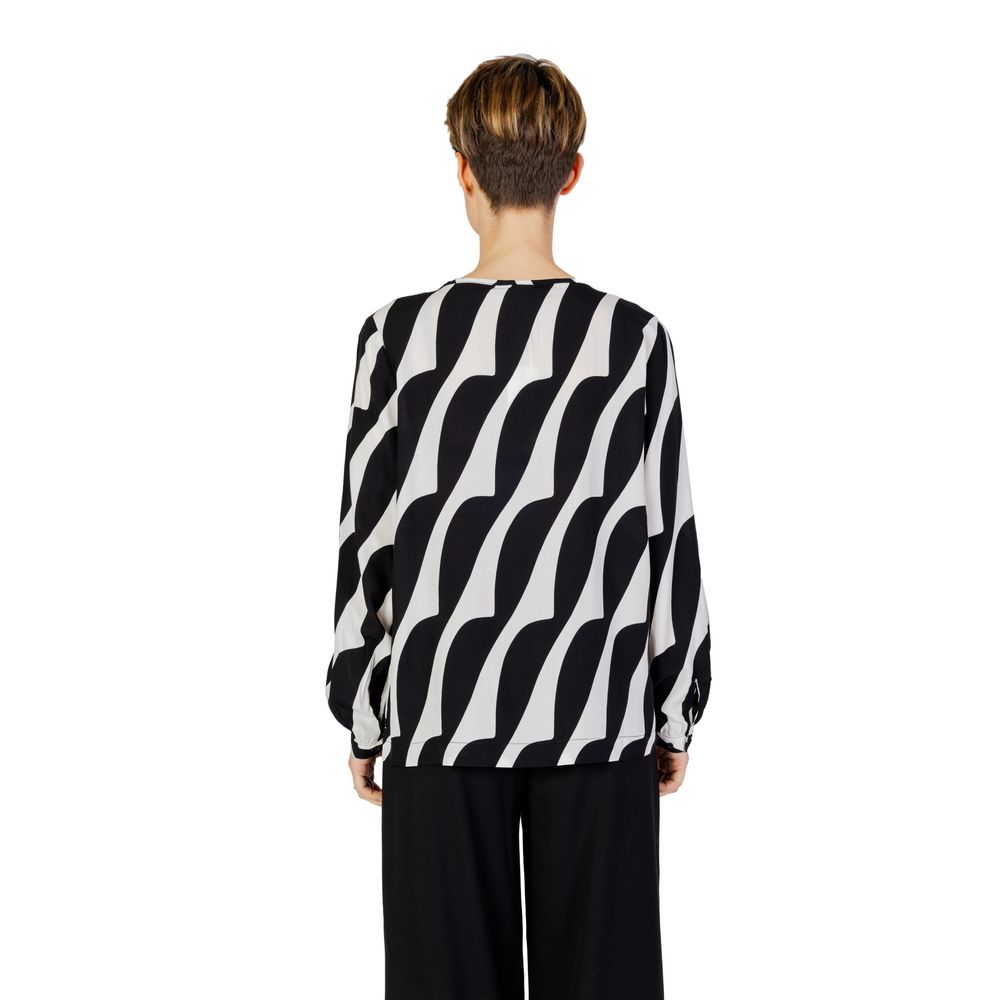 Street One Black Viscose Blouse -   -  Street One.