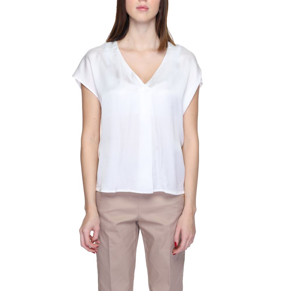 Rinascimento White Viscose Blouse -   -  Rinascimento.