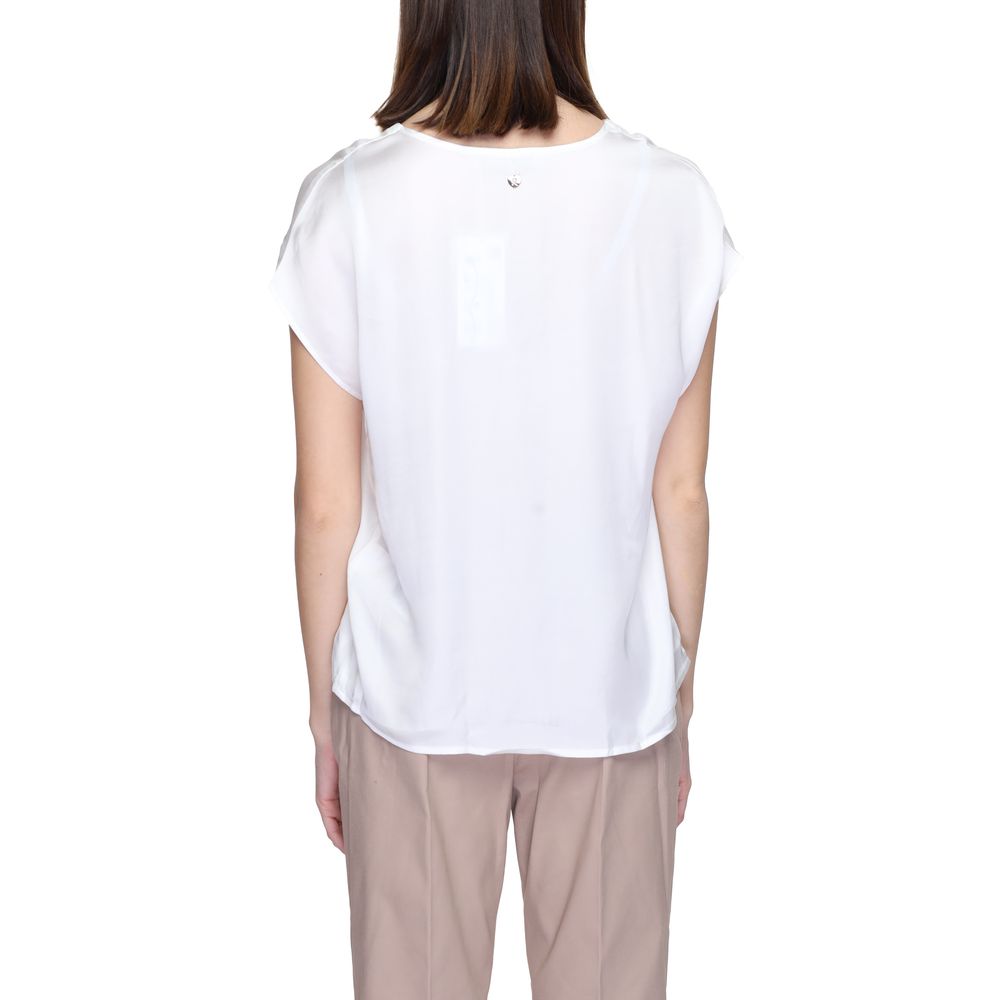 Rinascimento White Viscose Blouse -   -  Rinascimento.